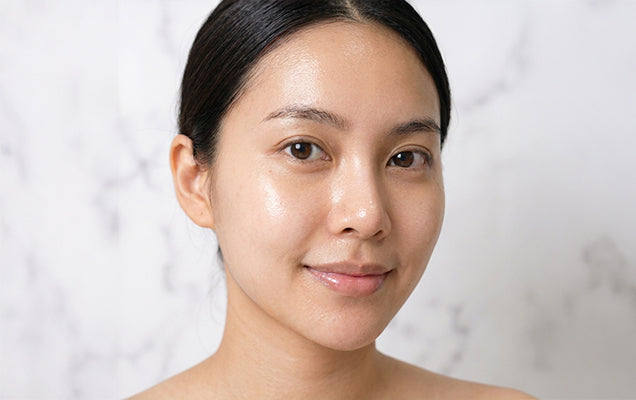 Finished skincare application